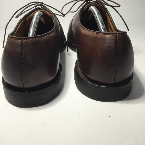 Allen Edmonds Men’s Brown Leather Kennett Split Toe Oxford Shoes Size 12D - Picture 3 of 10